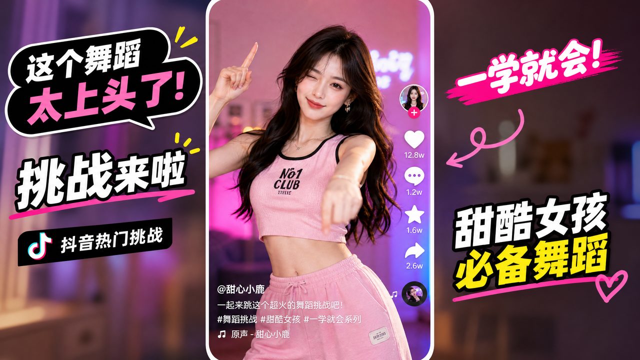 看片 TikTok短视频-舞蹈挑战
